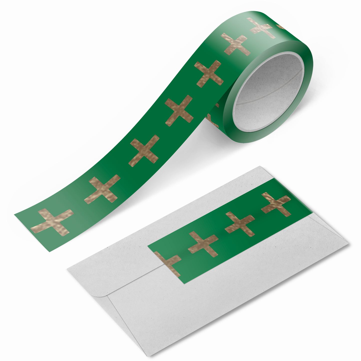 Crisscross Washi Tape- Gold foil