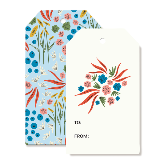 Pirouette Blue Gift Tags
