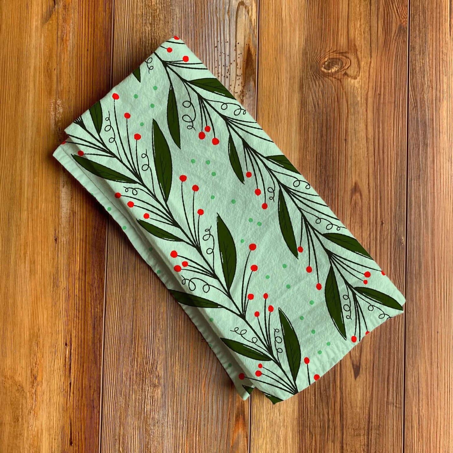 Mistletoe Tea Towel